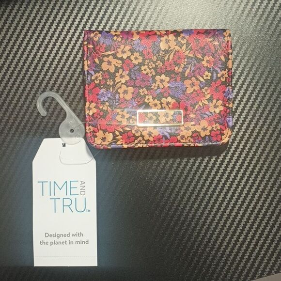 Mini Floral Credit Card Wallet Holder for Women - Picture 1 of 3